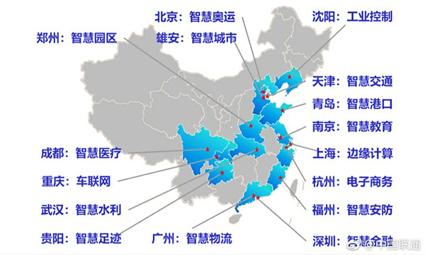 中国联通5G行业应用布局