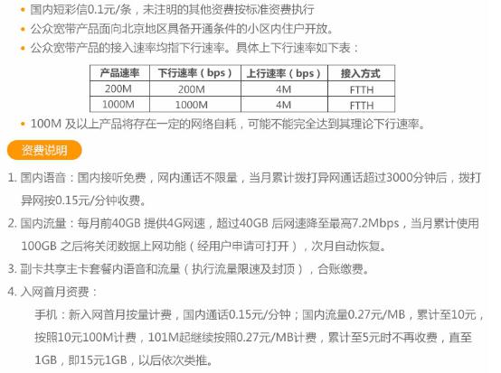 【方圆信息快讯】北京联通专享：199元/月全家手机宽带无限用